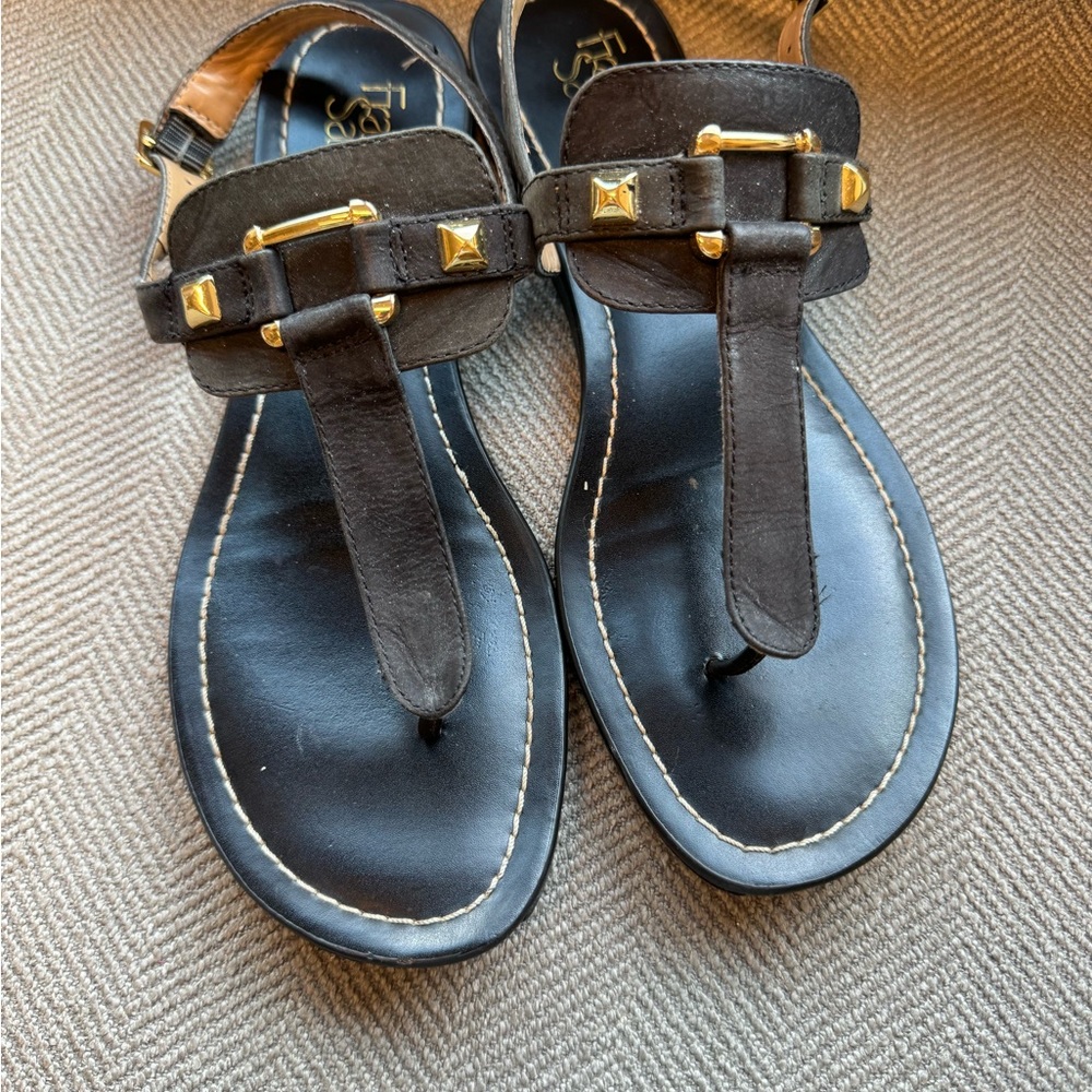 Franco Sarto black sandals